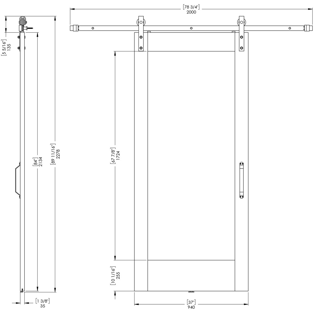 Renin Glass Barn Door without Installation Hardware Kit & Reviews Wayfair.ca